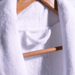 Jubah mandi Spa Terry putih Hotel mewah Velour katun jubah mandi Hotel uniseks - Product Image 6