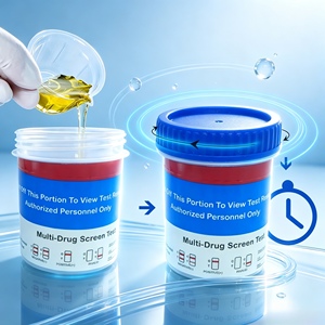 Kit de Prueba de <span class=keywords><strong>Orina</strong></span> Profesional Multipanel para Detección de Drogas AMP/BAR/BUP/BZO/COC/MTD/<span class=keywords><strong>THC</strong></span>/FYL, OEM - Product Image 1
