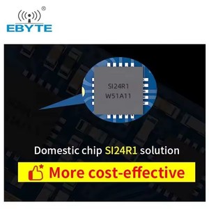 Module sans fil RF SPI EBYTE ODM E01C-ML01SP4 SI24R1 GFSK PA+LNA 2km 20dBm 2.4GHz SMD avec puce SI24R1 - Product Image 4