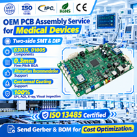 Services de fabrication électronique EMS, assemblage de cartes de circuits imprimés (PCB) de qualité médicale pour moniteurs de patients, assemblages de PCB médicaux ISO13485
