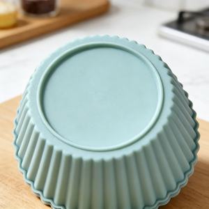 Mini Moldes de Silicona Redondos en Forma de Corazón para Hornear Repostería, Moldes Reutilizables para Muffins, Moldes Cuadrados para Hornear Pasteles, Herramientas para Hornear - Product Image 4