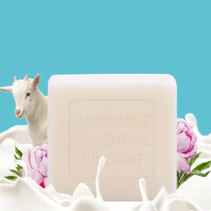 OEM Private Label Glycerin Silk Bleaching Arabic Goat Milk Soap Handmade Whitening Natural Goat Milk Soap Base For Body Skin Car