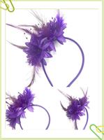 Nouveau serre-tête en plumes et fleurs AliExpress, style vintage européen et américain, populaire pour mariages et fêtes, accessoire capillaire, modèle 23016