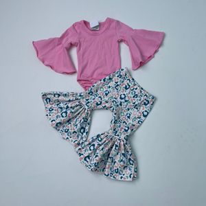 Tenues décontractées pour filles de 11 <span class=keywords><strong>ans</strong></span> Hauts à manches longues avec imprimé citrouille et <span class=keywords><strong>pantalon</strong></span> pour enfants d'âge préscolaire - Product Image 5