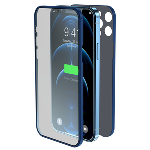 Blu per iPhone 12 custodia con Vetro protezione totale caratteristiche di copertura della fotocamera e ricarica magnetica Wireless progettato per 13 Pro - Product Image 1