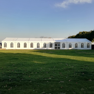 Tentes d'événements haut de gamme avec structure en aluminium, fenêtres et porte en verre, <span class=keywords><strong>tente</strong></span> d'événements extérieure en PVC pour événements, mariages, fêtes et services religieux - Product Image 2
