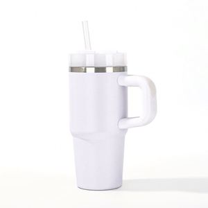 14oz <b>Kids</b> Stainless Steel Straw Tumbler with Handle Insulated Vacuum Travel Cup Outdoor - Product Image 2