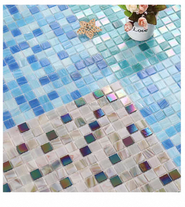 <span class=keywords><strong>Retro</strong></span> mavi cam mozaik fayans banyo mutfak balkon yüzme havuzu lavabo küçük parçacık duvar ve yer karoları - Product Image 5