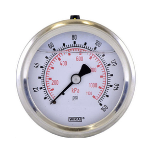 Manomètre hydraulique EN837-1 de haute qualité en acier inoxydable pour système industriel - Product Image 3