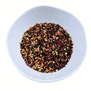 Mélange <span class=keywords><strong>de</strong></span> Thé aux Herbes et Fruits Naturels Aromatisé, Infusion <span class=keywords><strong>de</strong></span> Fleurs et Baies en Vrac avec Hibiscus, Fraise, Aubépine et Double <span class=keywords><strong>Rose</strong></span> Rouge - Product Image 1