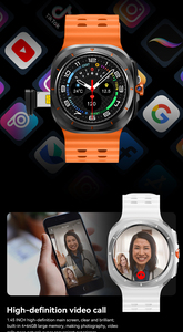 4G Smartwatch HW-S12 Cuộc Gọi 1.45 "5G Mạng Wifi Phía Trước Và Phía Sau Máy Ảnh Video Cuộc Gọi Nhận Dạng Khuôn Mặt GPS Amold Thông Minh Đồng Hồ - Product Image 6