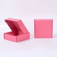 Caja de Cartón Corrugado Rígido Negra y Resistente para Avión, con Logotipo Personalizado, Laminación Mate y Grabado en Relieve para Comercio Electrónico