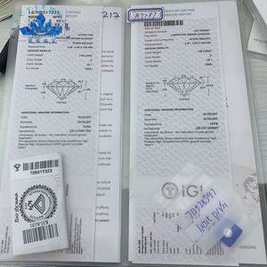 Bague de fiançailles et de mariage en or jaune massif 10K 14K 18K avec diamant de laboratoire CVD HPHT GIA IGI personnalisé <span class=keywords><strong>pour</strong></span> femme - Product Image 5