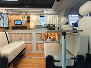 รถบ้านไฟฟ้า Foton View I9 ระยะทางวิ่ง 420 กม. หลังคา<span class=keywords><strong>ป๊</strong></span><span class=keywords><strong>อป</strong></span><span class=keywords><strong>อั</strong></span><span class=keywords><strong>พ</strong></span> เตียงนอน 2 ที่นั่ง <span class=keywords><strong>พ</strong></span>ร้อมระบบครัวน้ำและไฟฟ้าครบชุด ความสูงต่ำ มาตรฐานยูโร 6 - Product Image 6