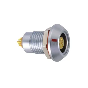 Custom 00B Series Waterproof or Vacuum tight IP65 IP68 Female Fixed Socket 2P 3P 4P 5P MGG Push Pull Connectors