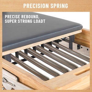 Máquina de <span class=keywords><strong>Pilates</strong></span> Reformer, la Más Vendida al por Mayor, Reformer de <span class=keywords><strong>Pilates</strong></span> Duradero de Madera de Arce, Cama de <span class=keywords><strong>Pilates</strong></span> Reformer - Product Image 2