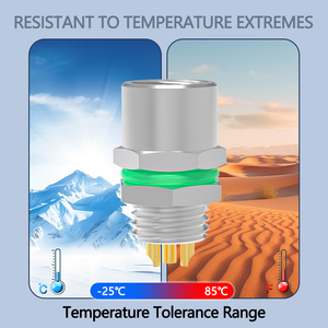 Thông tư nối 3A M8 B mã phía sau gắn chặt nữ bảng điều khiển gắn kết ổ cắm 5 pin IP67 chống thấm nước hàn đựng - Product Image 5