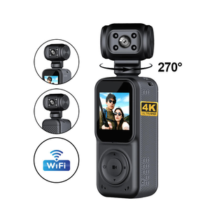 Mới 270 °   Camera hành động thể thao bỏ túi 4K HD có kẹp micro xoay được dành cho hoạt động ngoài trời, camera thể thao mini - Product Image 6