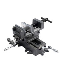 Pince à bec plat croisée bidirectionnelle pour machine à fraiser les strass, support de fixation robuste pour table de travail coulissante