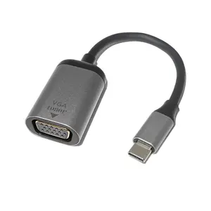 USB Type C to VGA HD Converter USB 3.1 Extension 1080P Type C to VGA Adapter Cable