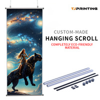 Rollos Decorativos Colgantes de Tela de Terciopelo Brillante con Impresión Personalizada al por Mayor, con Escenas de Anime y Videojuegos, Pancarta Decorativa para Pared