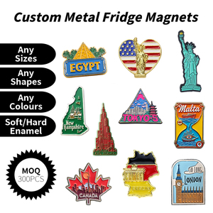 Aimants <span class=keywords><strong>de</strong></span> réfrigérateur en métal architecturaux personnalisés, design <span class=keywords><strong>de</strong></span> monuments mondialement connus, <span class=keywords><strong>souvenirs</strong></span> <span class=keywords><strong>de</strong></span> voyage Dubaï, <span class=keywords><strong>Paris</strong></span>, New York avec aimant puissant - Product Image 1