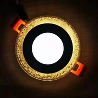Éclairage pour cuisine, chambre, salle de bain, bureau à domicile, lampe ronde carrée à montage en surface, panneau LED encastré au plafond RGB