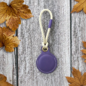 Boshiho Leather Key <b>Ring</b> Cases for Protective Cover Portable Handmade Genuine Leather Air Tag Holder with <b>Keyring</b> Protective - Product Image 4