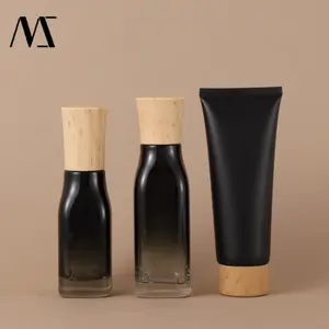 120ml For Skin Care Lotion Cream Glass Bottle Skincare Packaging Toner Lotion Pump Glass Bottle Glass Lotion Bottle With Pump