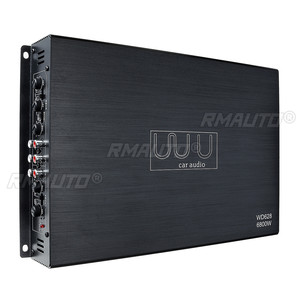 เพาเวอร์แอมป์ความละเอียดสูง 6800W 4 แชนแนล สำหรับรถยนต์ ลำโพงสเตอริโอเบส  แอมพลิฟายเออร์เสียงรถยนต์และบ้าน ใช้ไฟ DC 12V สำหรับซับวูฟเฟอร์ - Product Image 2