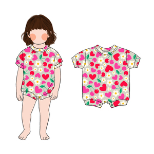 热销高品质简约精品竹子敞篷婴儿睡衣儿童双向拉链 - Product Image 3