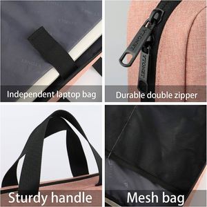 Sac à dos pour ordinateur portable gratuit pour hommes avec logo, imperméable, sur mesure, pour les voyages et les affaires, avec port USB - Product Image 5