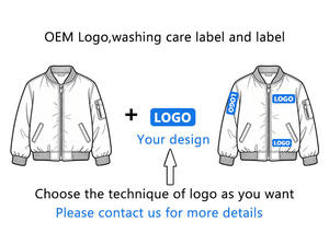 Chaqueta de Vuelo Bomber MA1 de Fábrica OEM Personalizada 100% Nailon para Hombre con Bordado e Impresión, Chaqueta Fina de Piloto - Product Image 5