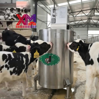 Système mobile automatique de distribution de lait pour veaux – Machine d'allaitement saine pour veaux avec 10 tétines pour ferme laitière