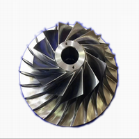 Prototype rapide 5 axes usinage CNC de précision aluminium/acier turbocompresseur turbine booster turbine