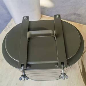 DFC0812 - Contenedor Térmico para Alimentos de 12L y 3.5KGS, de Aluminio, Personalizado, Color Verde Salvia, con Asas de Hombro Portátiles para Exteriores - Product Image 3