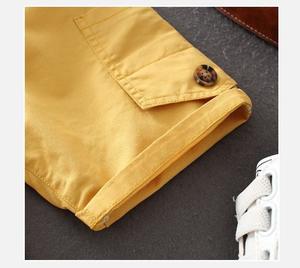 Pantalons d'été pour garçons 2025, salopettes décontractées de style coréen pour bébés et enfants, <span class=keywords><strong>coupe</strong></span> droite - Vêtements tendance étrangers - Product Image 6