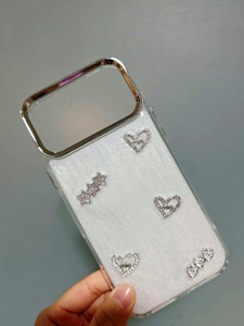 Funda de Teléfono GSCASE Coreana de Lujo con Pedrería 3D para iPhone 16 15 14 13 11 12 Pro Max Plus, Funda Rígida de Epoxi con Diseño Brillante y Moderno - Product Image 3