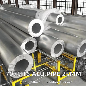 <span class=keywords><strong>Tubo</strong></span> <span class=keywords><strong>de</strong></span> <span class=keywords><strong>Aluminio</strong></span> Anodizado 6063 T5 con Acabado Plateado, Diámetro Exterior <span class=keywords><strong>de</strong></span> 10 mm a 50 mm, Resistente a la Corrosión y al Desgaste - Product Image 2