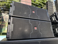 Enceinte de sonorisation DJ double 12 pouces à deux voies, mini ligne de baffles, équipement audio professionnel à prix compétitifs