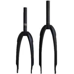 20 "24" Bmx Race Fork 20มม. ผ่านเพลา1 1/8 "เคลือบผิวคาร์บอน Bmx Fork