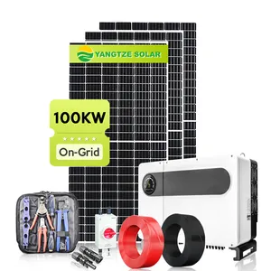 长江太阳能100千瓦并网太阳能系统向电网出售电力