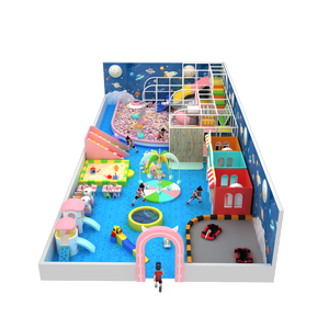 สนามเด็กเล่นในร่มคุณภาพสูงราคาประหยัดธีมมาการองพร้อมสระบอล - Product Image 4