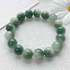 Naturel Boutique Blanc Jade Bodhi Racine papillon Bracelet rare Violet Dégradé Haute Lancer Perles Chapelet Perlé Bracelet De Mode - Product Image 3