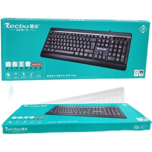 Recbu WH260 <b>Wired</b> Full Size 104 Keys Membrane <b>Keyboard</b> For Office Home Use - Product Image 3