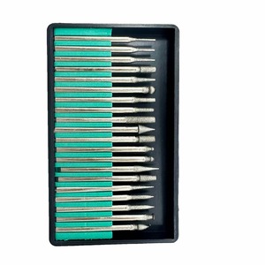 Jeu de fraises diamantées pour meulage, sculpture et découpe, pour outil rotatif <span class=keywords><strong>Dremel</strong></span>, pierre, <span class=keywords><strong>verre</strong></span> - Product Image 4