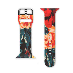 Bracelets de rechange à motifs imprimés, bracelet en Silicone pour <span class=keywords><strong>Apple</strong></span> <span class=keywords><strong>Watch</strong></span> série 7/6/5/4/3/2/<span class=keywords><strong>se</strong></span> 41mm 45mm 40mm <span class=keywords><strong>44mm</strong></span> 42mm 38mm - Product Image 5