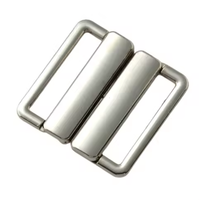 Conector de hebilla para sujetador de ropa interior, Clip de cierre de logotipo personalizado de gama alta, cierre de ropa de playa, accesorios de Metal para Baño