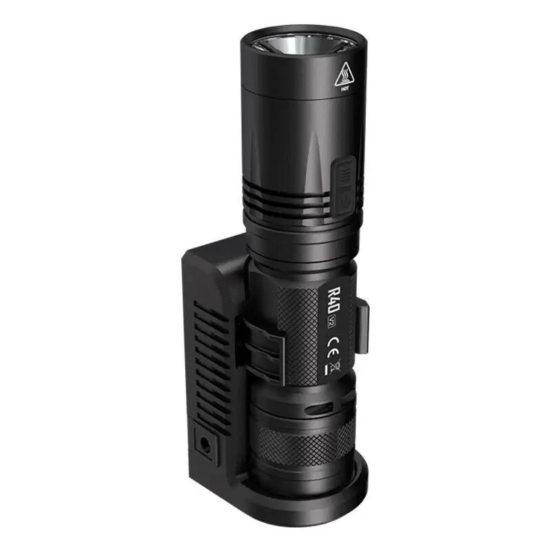 Nitecore R40 V2 1200 LM USB-C Có Thể Sạc Lại Không Thấm Nước Tầm Xa Tìm Kiếm Với Đế Sạc Pin Gear Đèn Tìm Kiếm Ngoài Trời