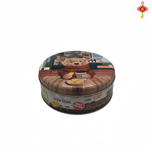 Boîte en fer blanc personnalisée pour biscuits, motif dessin animé mignon, finition brillante, qualité alimentaire, avec impression de logo personnalisé, marque TW - Product Image 2
